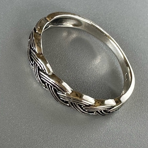 Sterling Silver Braided Band - Picture 5 of 15
